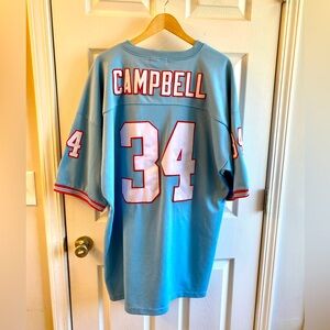 EARL CAMPBELL 1980 Houston Oilers Authentic Mitchell & NESS NFL  Men’s Jersey